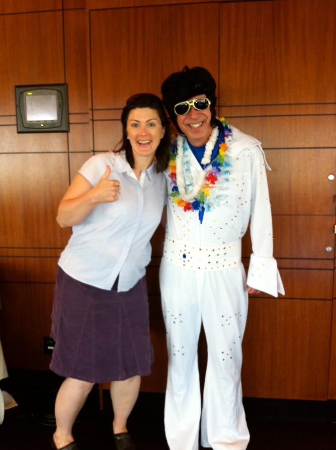 Elvis with Katharine Hawkinson